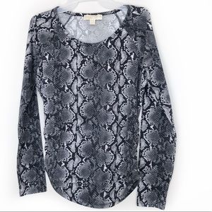 Michael Kors Snakeskin Top